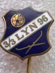 ФК Люн Норвегия эмаль игла FC Lyn Norway football enamel badge long needle