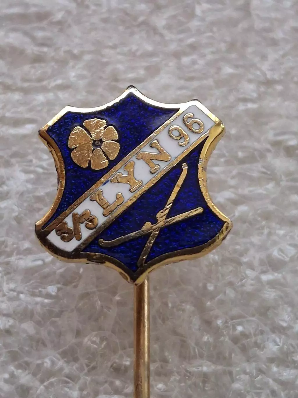 ФК Люн Норвегия эмаль игла FC Lyn Norway football enamel badge long needle 1