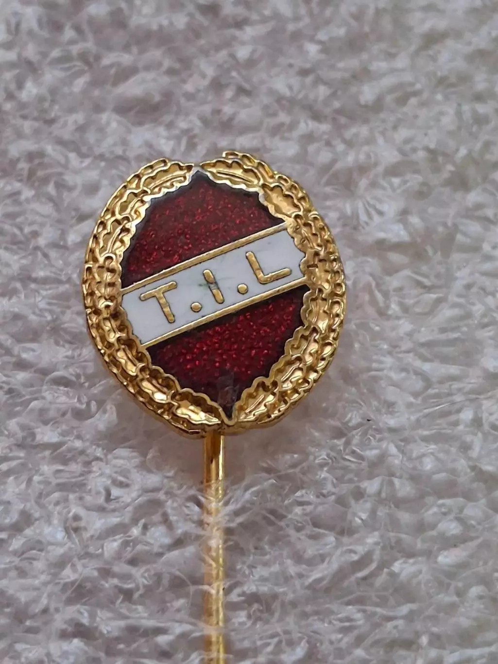 Тромсе ИЛ Норвегия Tromso IL Norway football enamel badge long needle эмал