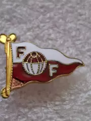 Фредрикстад ФФ Норвегия Fredrikstad FF Norway enamel badge эмаль РЕДКОСТЬ РАРИТЕ