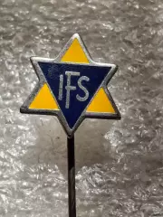 Икаст ФС Дания Ikast fS Denmark клуб играл ВЛ отличный знак эмаль оригинал