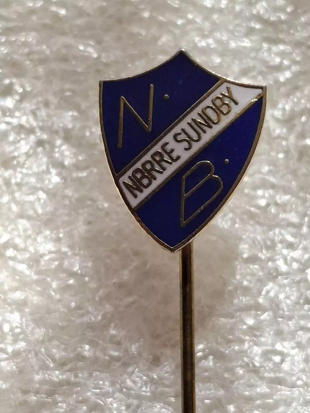 НБ Норресандбю Дания Norresundby NB Denmark играл ВЛ отличный оригинал эмаль