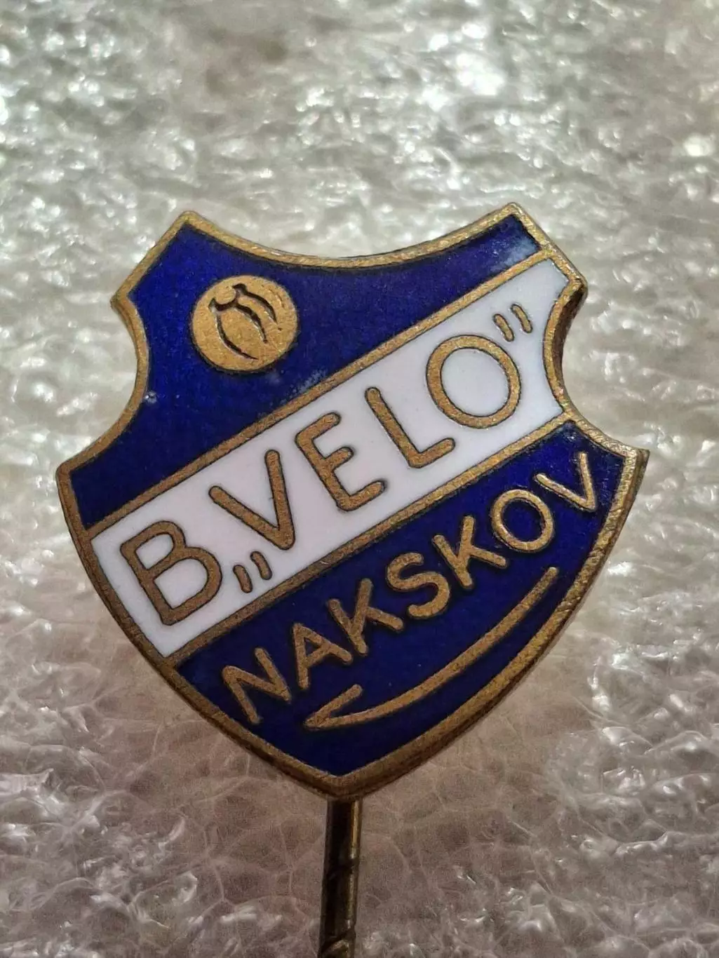 БВело Наксков Дания B Velo Nakskov Denmark клуб играл ВЛ знак эмаль оригинал