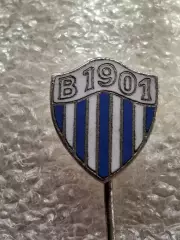 Б 1901 Дания B 1901 Denmark клуб играл ВЛ отличный знак эмаль старый оригинал