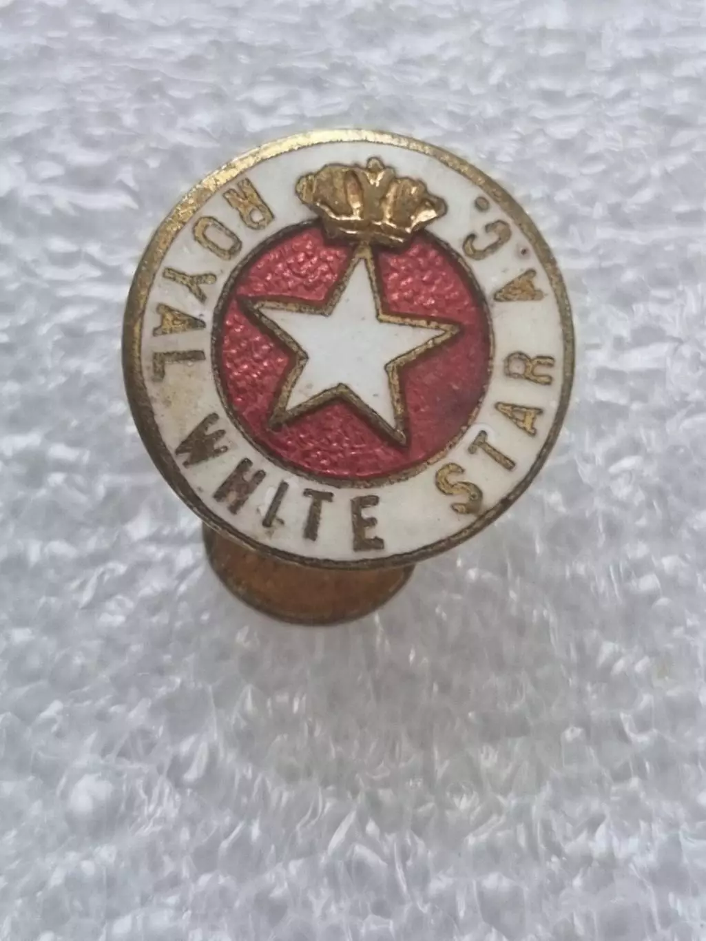 Royal White Star Woluwe Bruxelles Роял Вайт Стар Волуве Брюссель Бельгия Запонка