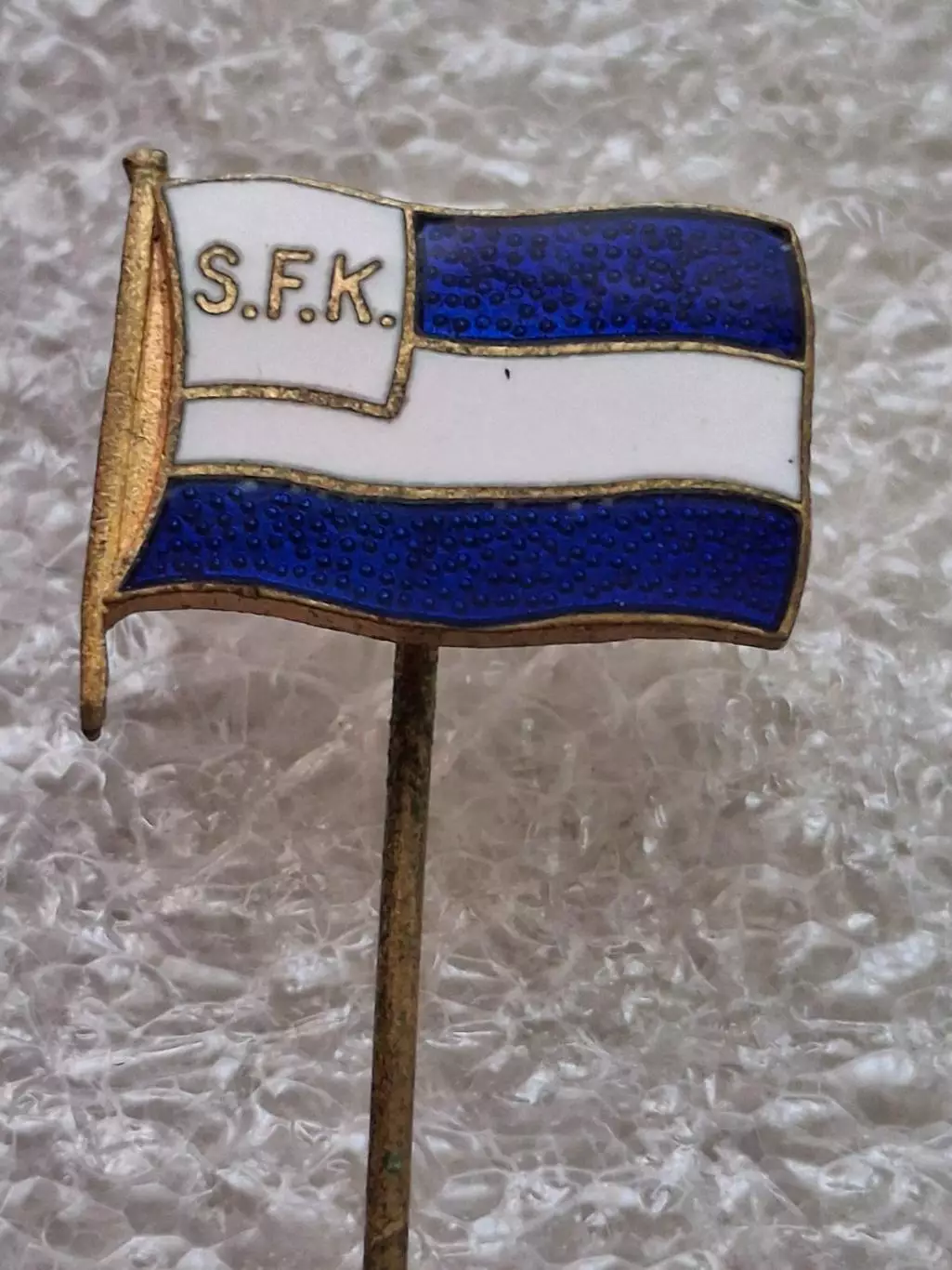 Сарпсборг ФК Норвегия Sarpsborg FK Norway football enamel badge long needle эмал