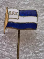 Сарпсборг ФК Норвегия Sarpsborg FK Norway football enamel badge long needle эмал