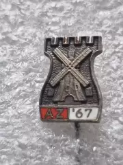 AZ’67 Alkmaar Netherlands АЗ 67 Алкмар Нидерланды Голландия эмаль