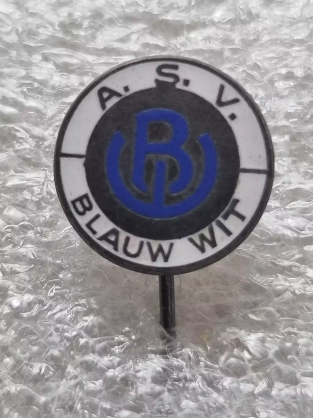 AV Blauw Wit Amsterdam Netherlands Блау Вит Амстердам Нидерланды Голландия эмаль