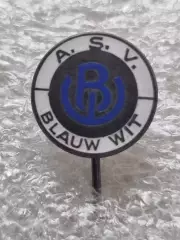 AV Blauw Wit Amsterdam Netherlands Блау Вит Амстердам Нидерланды Голландия эмаль