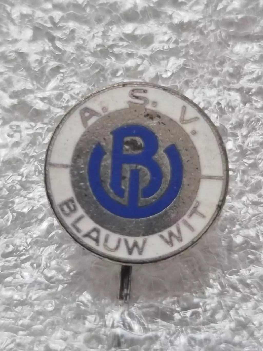 AV Blauw Wit Amsterdam Netherlands Блау Вит Амстердам Нидерланды Голландия эмаль
