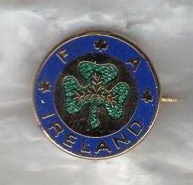 Ирландия Федерация футбола старый знак эмаль булавка отличный оригинал клеймо