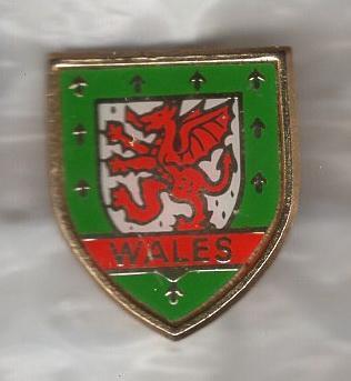 Уэльс федерация футбола старый знак булавка отличный оригинал