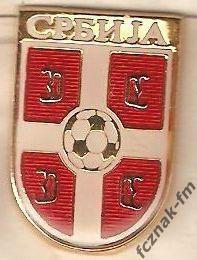 Сербия федерация футбола старый знак отличный оригинал