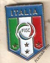 Италия федерация футбола старый знак отличный оригинал клеймо