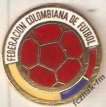 Колумбия федерация футбола старый знак отличный эмаль