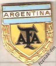 Аргентина федерация футбола старый знак отличный эмаль
