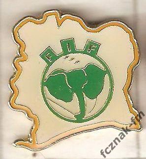 Кот д Ивуар федерация футбола старый знак КЛЕЙМО