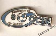 Канада Квебек Федерация футбола старый знак отличный