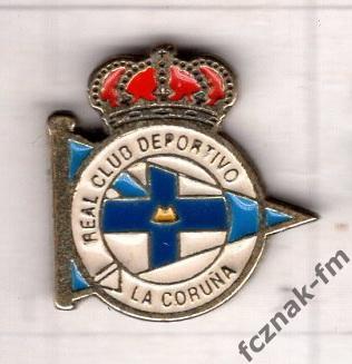 Депортиво Ла Корунья футбольный клуб Испания старый тяжелый знак оригинал