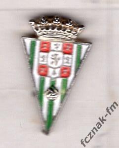 Кордоба футбольный клуб Испания старый тяжелый знак оригинал