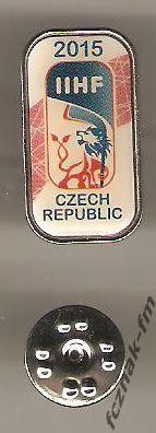 Хоккей Чемпионат мира Чехия 2015 Прага официальный тяжелый отличный знак