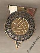 ФФ Федерация футбола Болгария Секциястарый знак оригинал на цанге