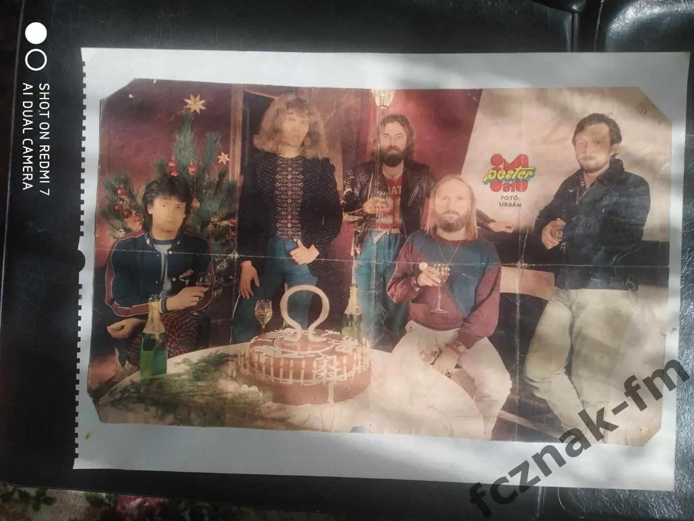 Постер плакат Ансамбль Рок группа Омега Венгрия Размер= 45,0х27,5