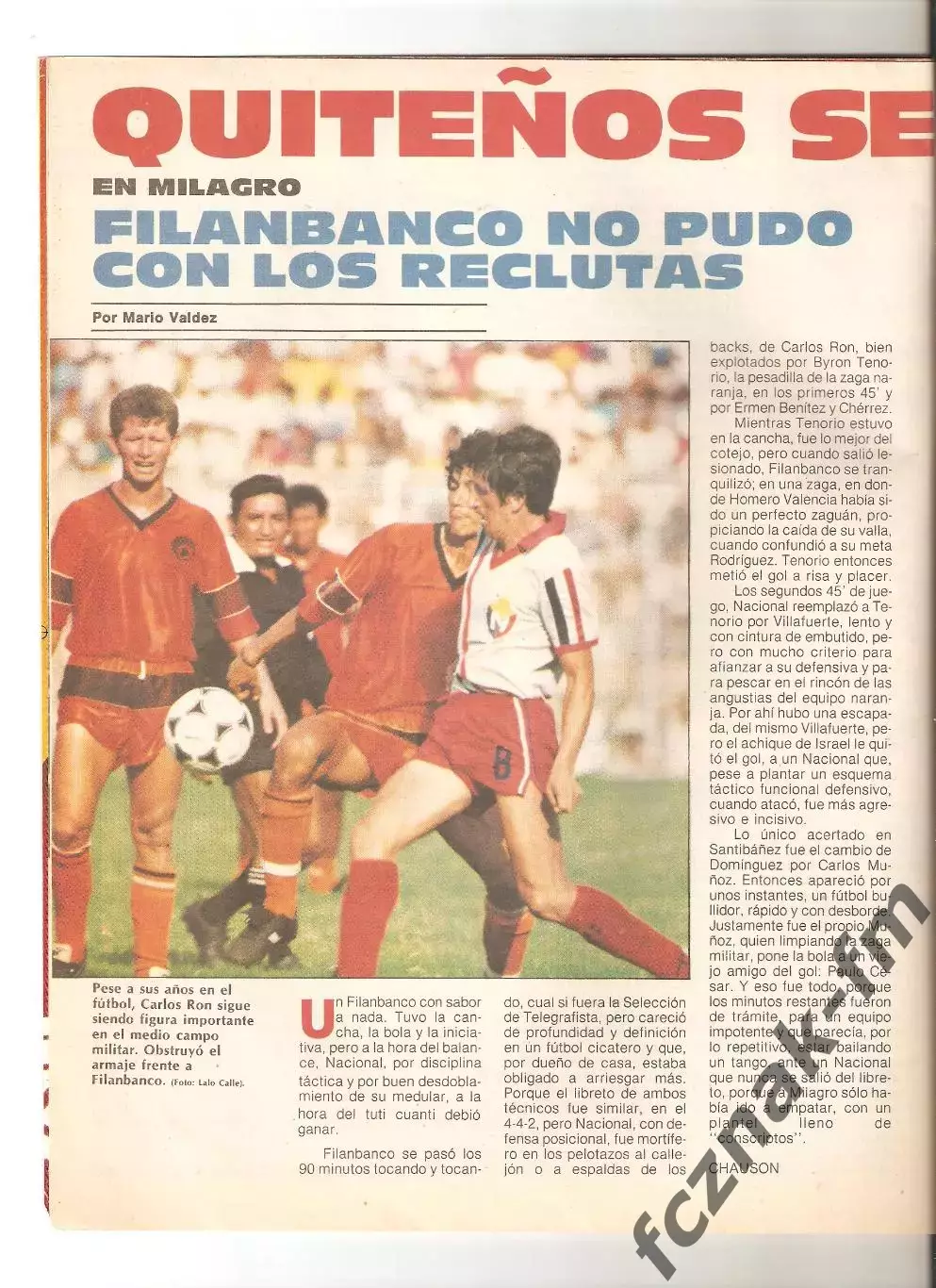 Футбол Журнал ЭСТАДИО 1988 №1, 2 Эквадор на выбор 5