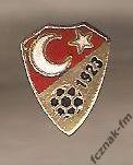 Турция федерация футбола старый знак отличный эмаль ОРИГИНАЛ винт гайки нет