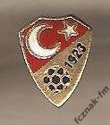 Турция федерация футбола старый знак отличный эмаль ОРИГИНАЛ винт гайки нет 1
