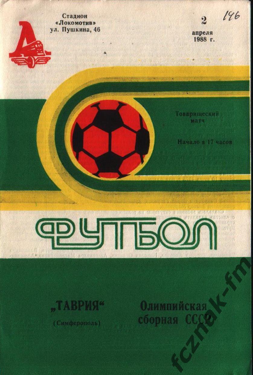 СССР Таврия 1988