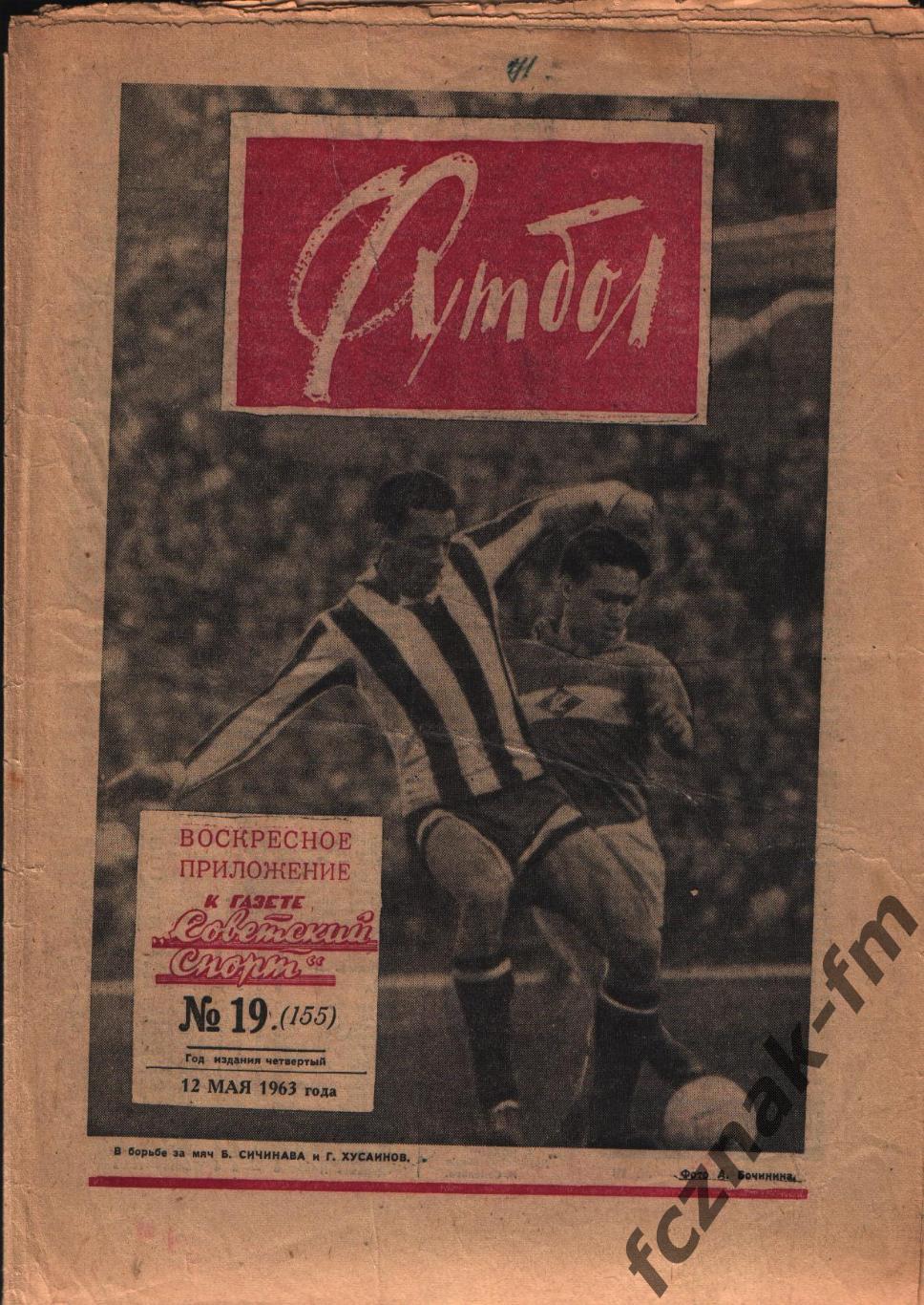 Футбол Хоккей 1962–№ 35, 50,1963 №–19, 29*,49, 1964 №-19, 25, 32*,36,42 на выбор 2