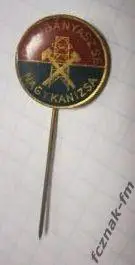 Надьканижа Олайбаняс ФК старый оригинал родной знак на игле высшая лига