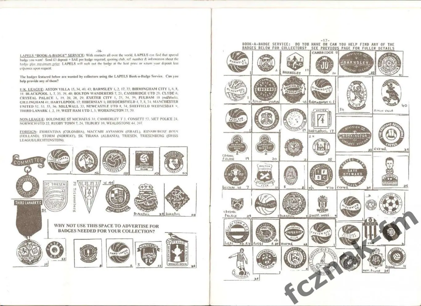 Каталог значков LAPELS Toby Jackson значки клубов Англии и мира на продажу 6