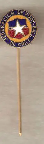 Федерация футбола Чили Chile football federation enamel badge pin