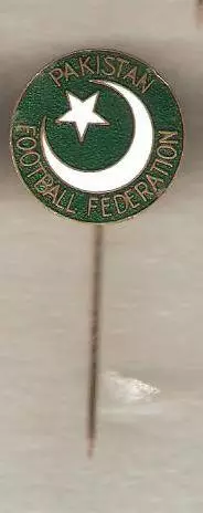 Пакистан Федерация футбола старый знак отличный оригинал игла