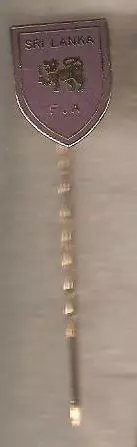 Шри Ланка Федерация футбола старый знак отличный оригинал игла