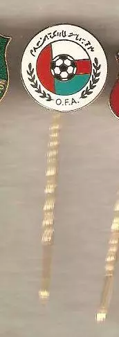 Оман Федерация футбола старый знак отличный оригинал игла