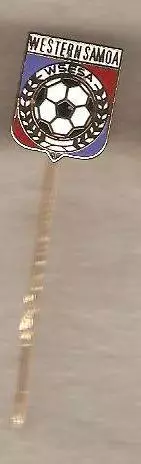 Западное Самоа Федерация футбола старый знак отличный оригинал игла