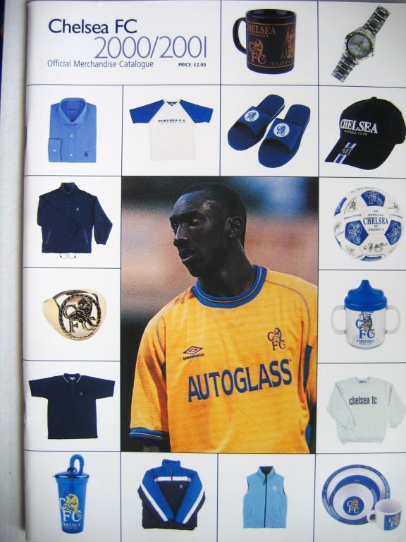 Chelsea FC official merchandise Catalogue 2000|2001