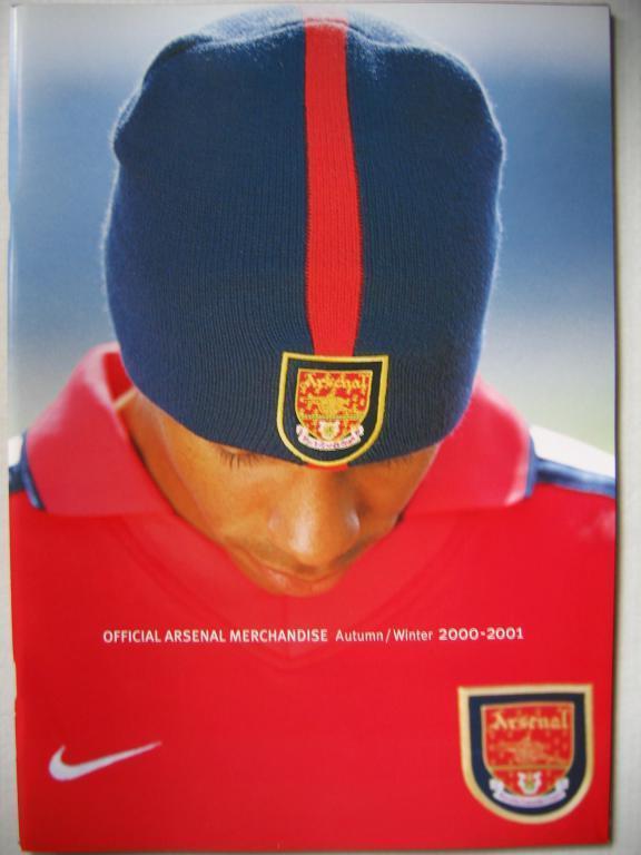 Official ARSENAL Merchandise, autumn/winter 2000-2001