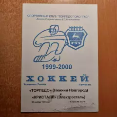 Торпедо (Нижний Новгород) - Кристалл (Электросталь) - 21.11.1999