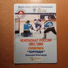 Торпедо Нижний Новгород - Сибирь Новосибирск / Металлург Новокузнецк 2003/2004