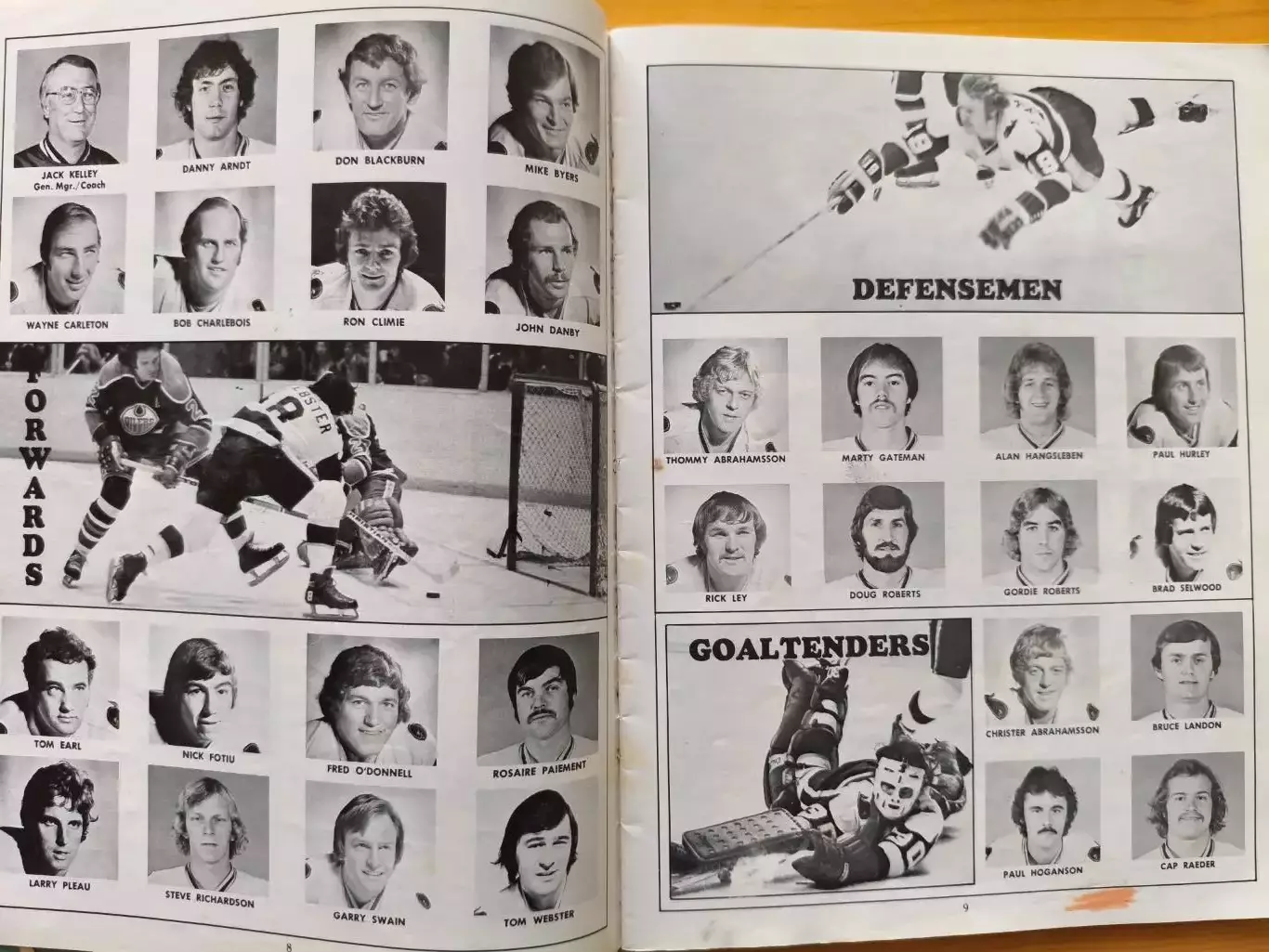 Хоккей ВХА. Программа Нью-Инглэнд Уэйлерз vs Индианаполис Рэй 1975-76 Канада США 1