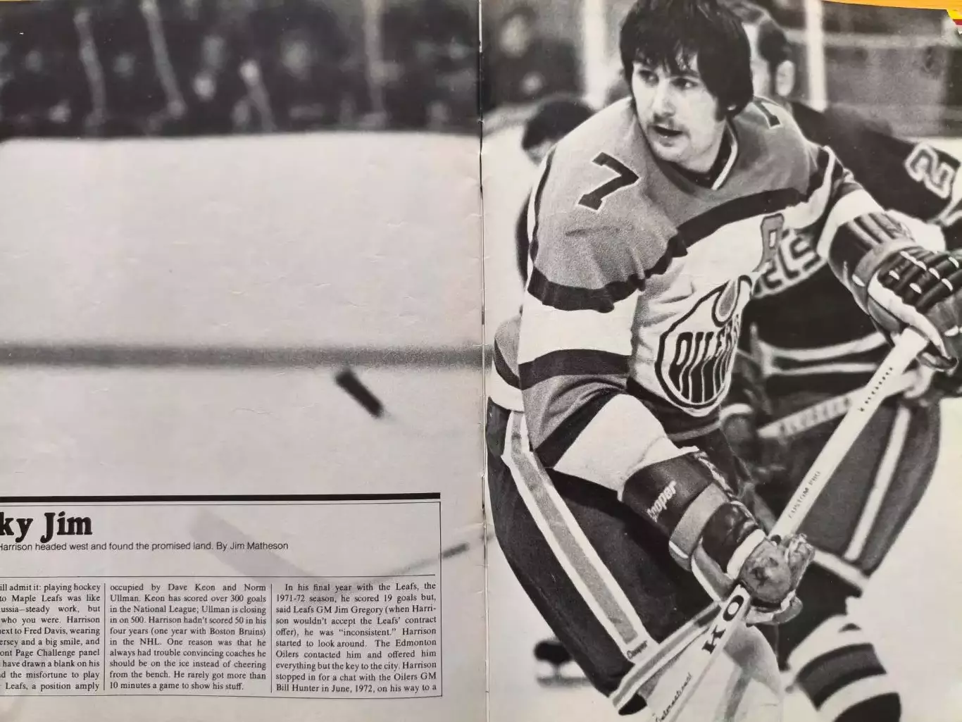 Хоккей ВХА. Программа Торонто Торос vs Кливленд Крузейдерз 1974-75 Канада США 1