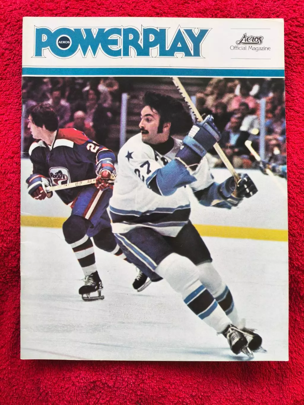 Хоккей ВХА. Программа Хьюстон Аэрос vs Эдмонтон Ойлерз 1976-77 Канада США