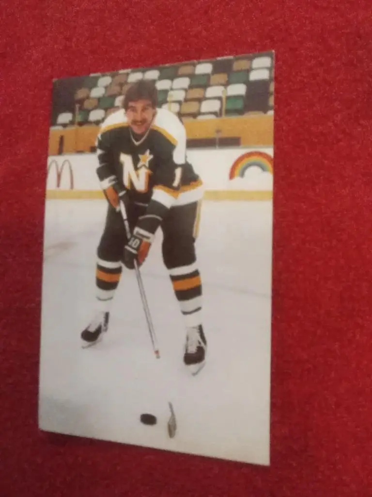 Открытка Gordie Roberts Миннесота Норт Старз НХЛ