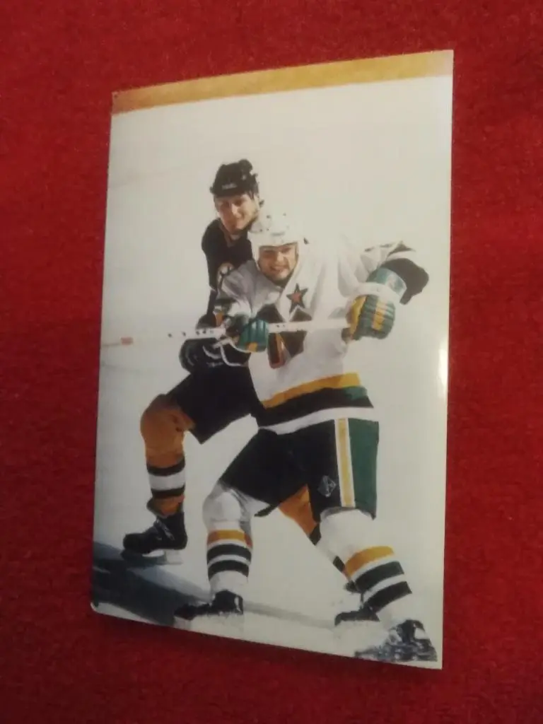 Открытка Brian Bellows Миннесота Норт Старз НХЛ