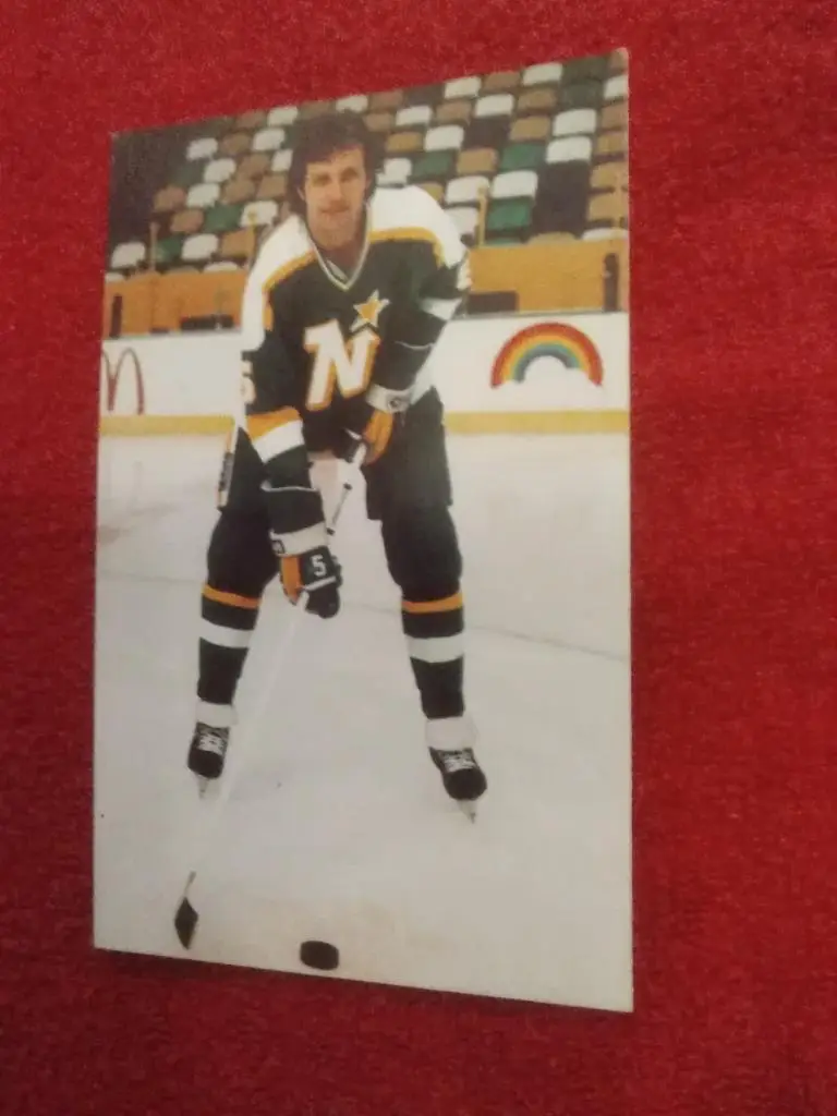 Открытка Brad Maxwell Миннесота Норт Старз НХЛ